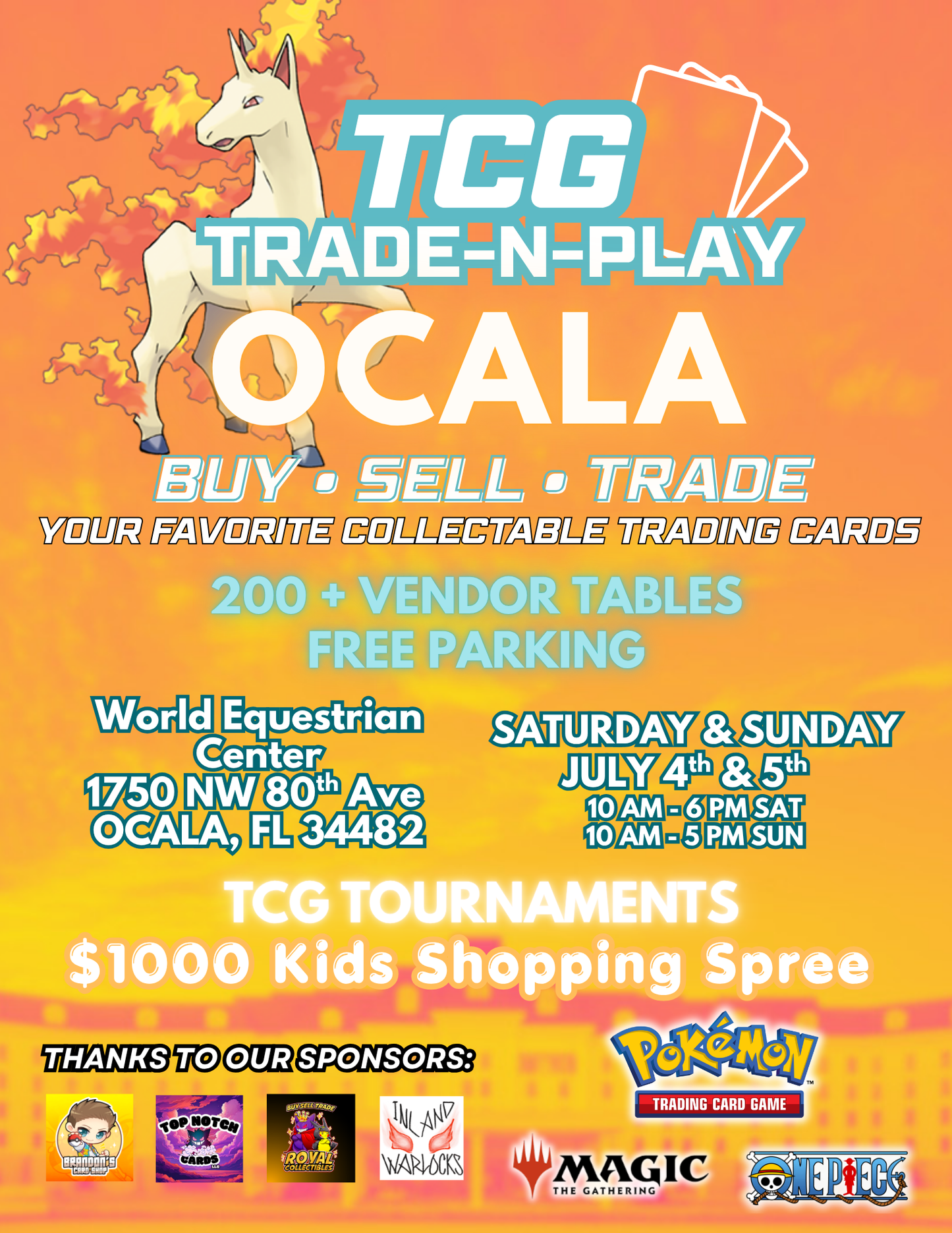 Ocala TCG Trade N Play - July 4/5
