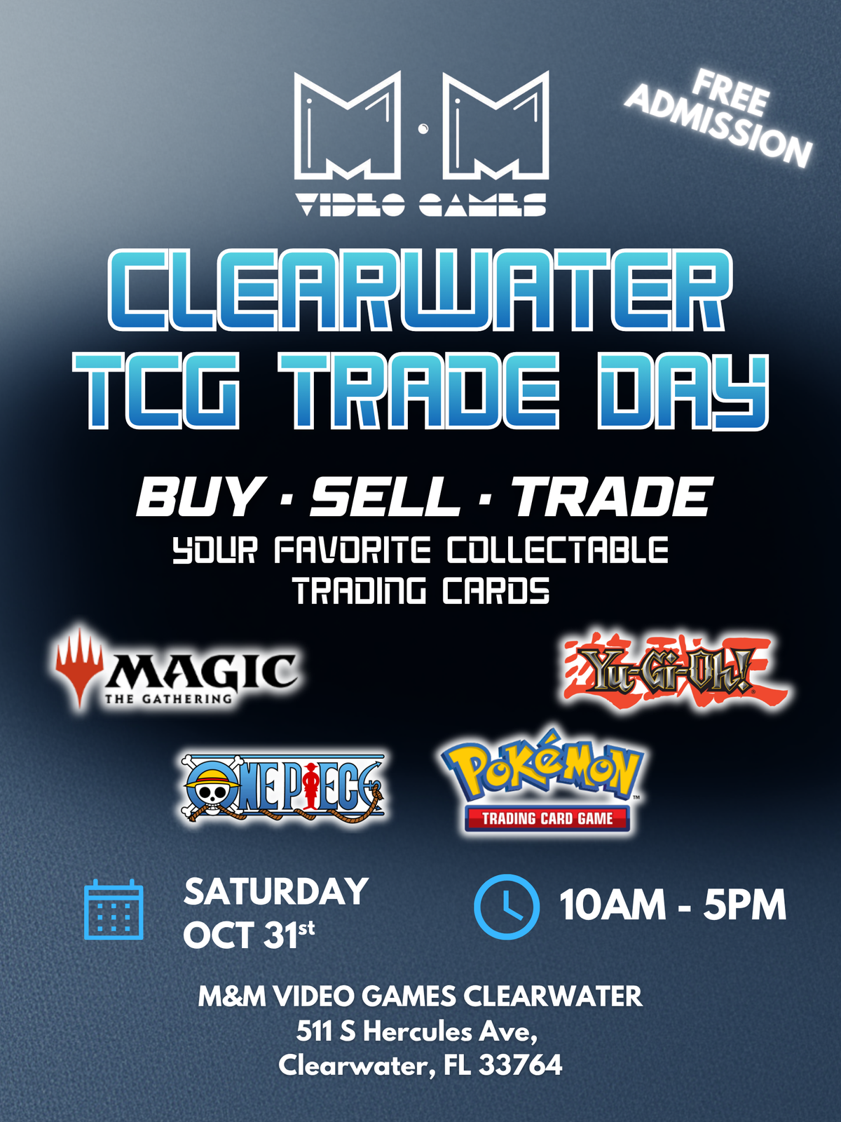 Clearwater TCG Tade Day - Oct 31