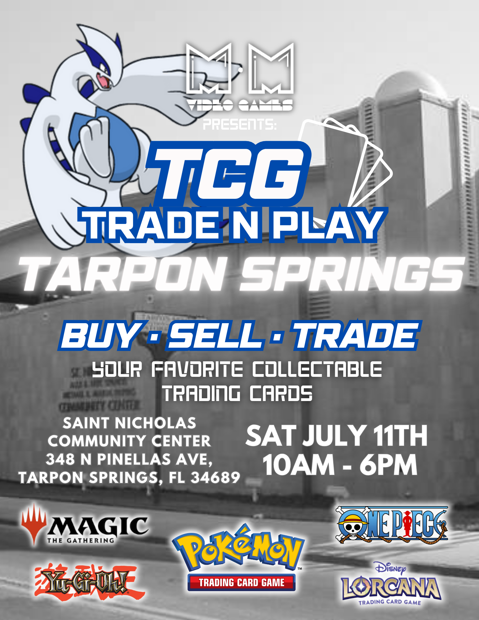pokemon card trade day near me Leesburg trading card event at Venetian Center