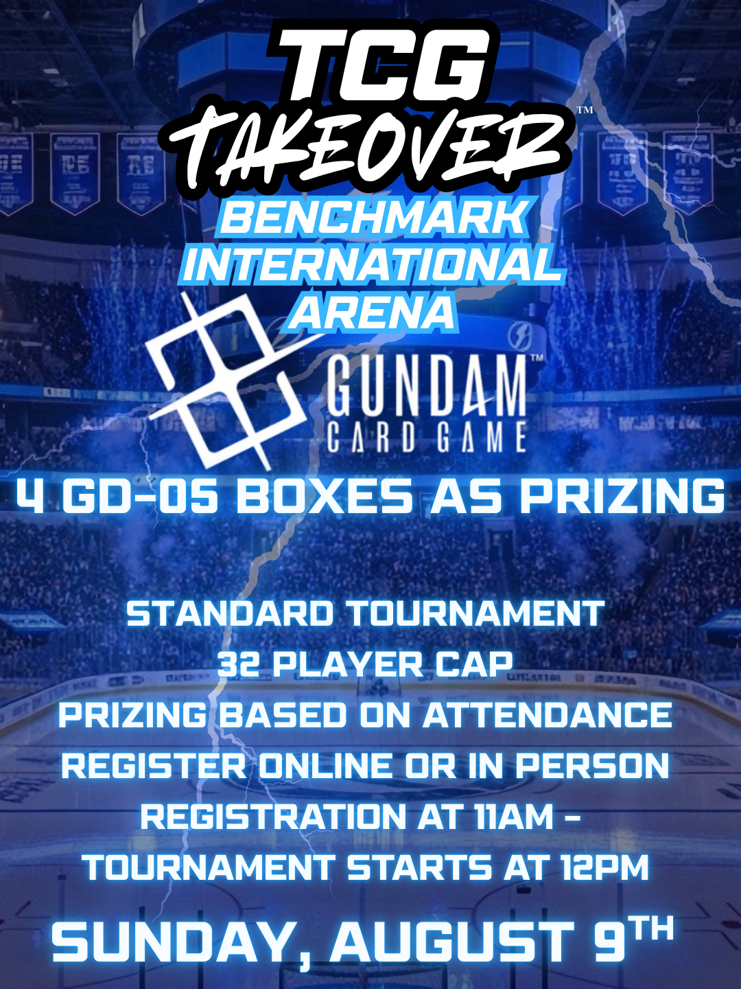 TCG Tournaments @ Benchmark Int'l Arena - August 8/9