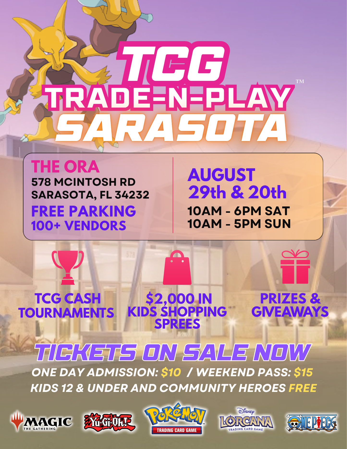 Sarasota TCG Trade-N-Play - Aug 29/30