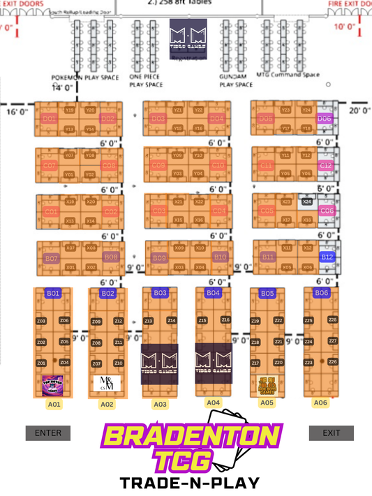 Bradenton TCG Trade N Play Convention - Nov 15-16th, 2025 (Vendors)