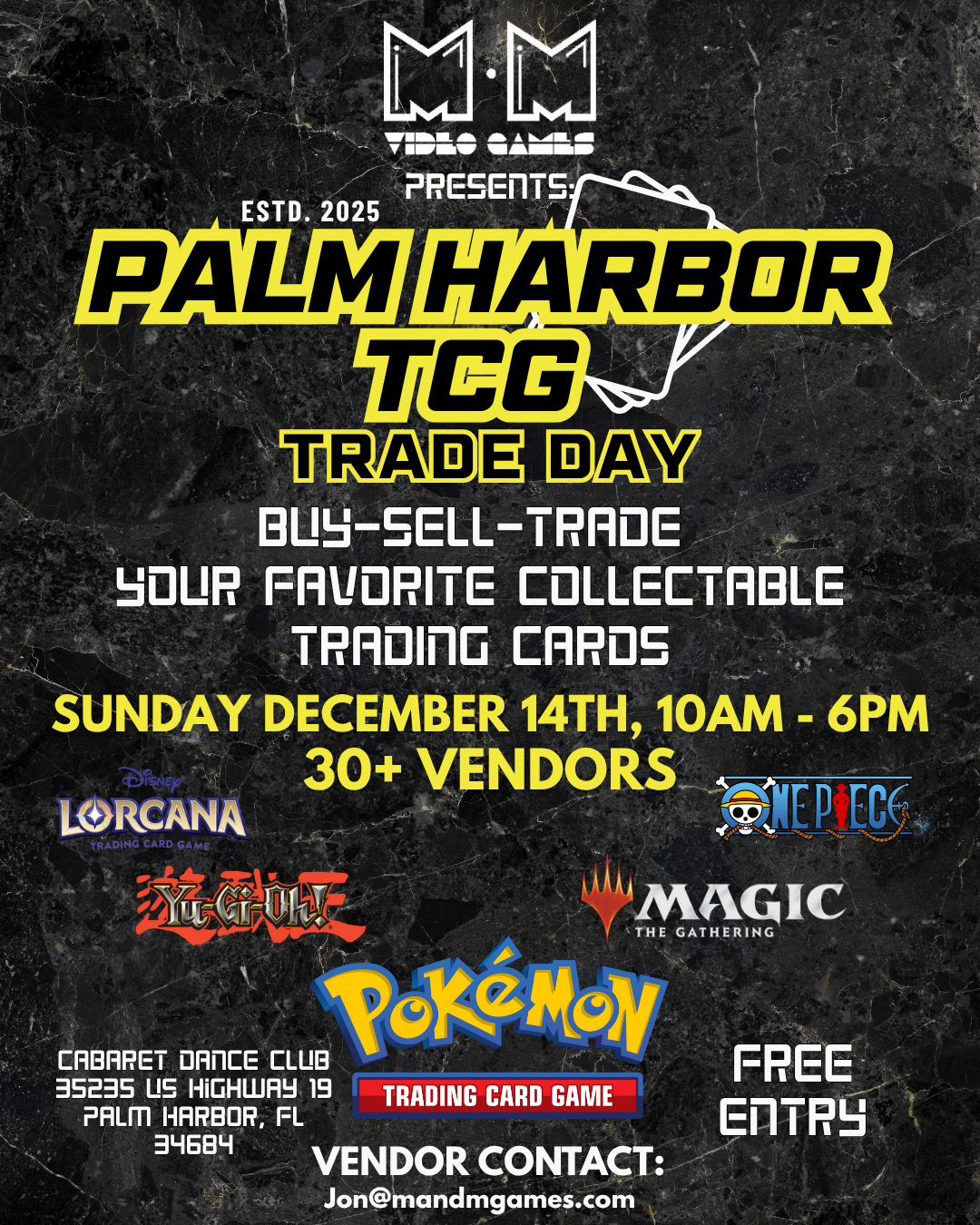 Palm Harbor TCG Trade Day - Dec 2025
