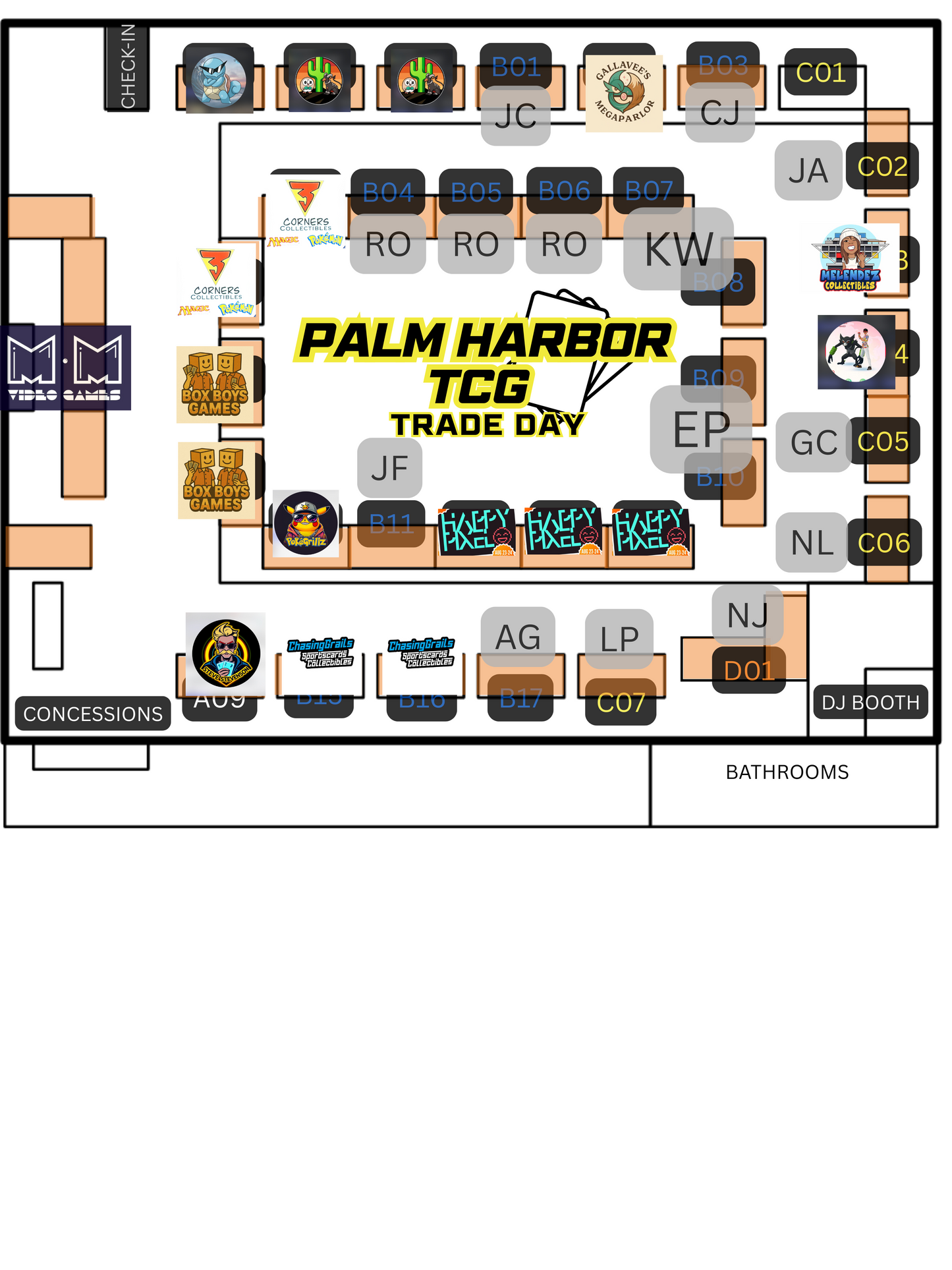 Palm Harbor TCG Trade N Play - October 2025 (Vendors)