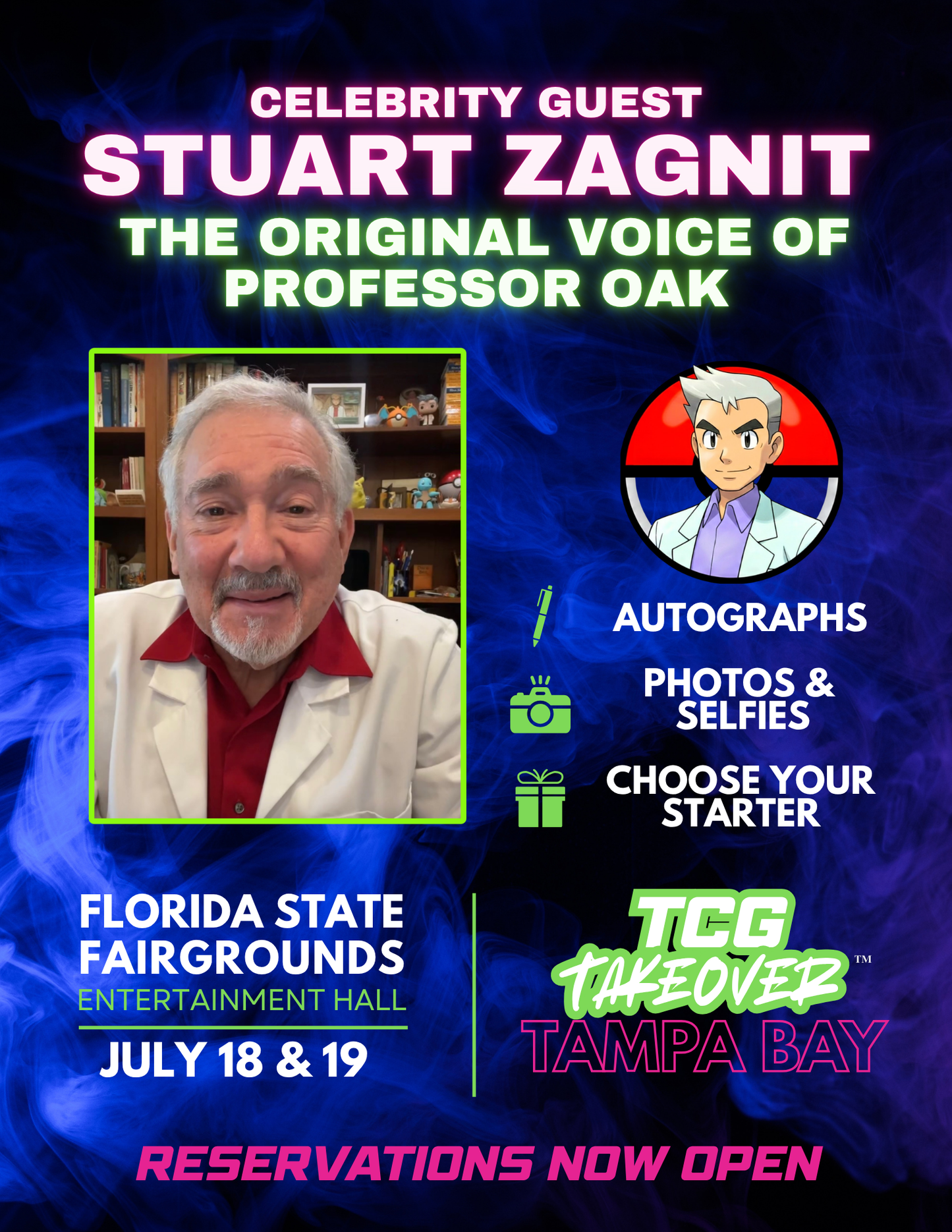 Meet Stuart Zagnit - Original Voice of Professor Oak!
