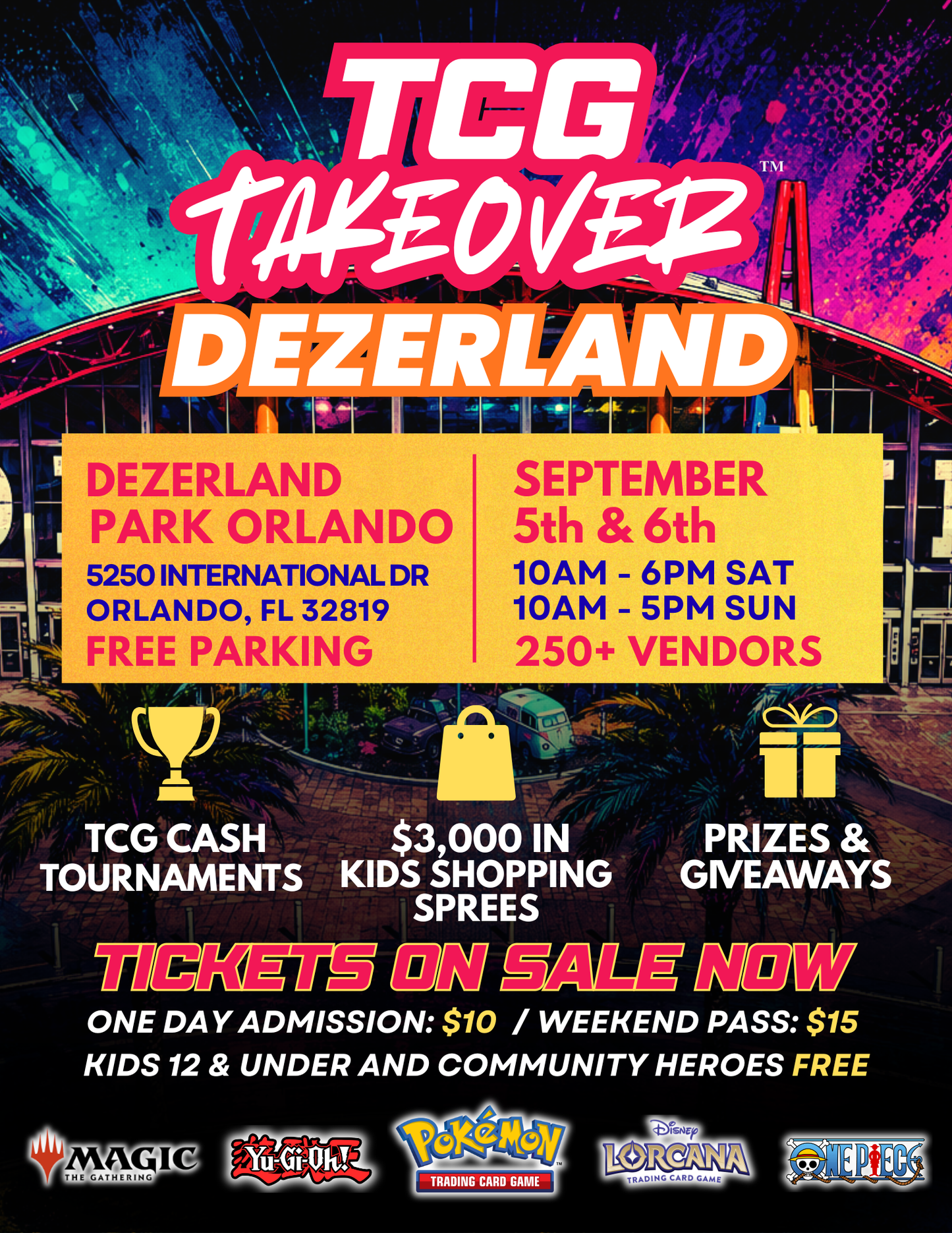 TCG Takeover: Dezerland Orlando - Sept 5/6